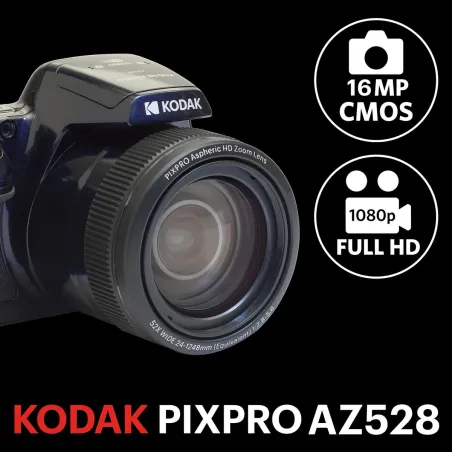 Digital Camera Kodak AZ528 Blue Midnight Blue 20 Mp
