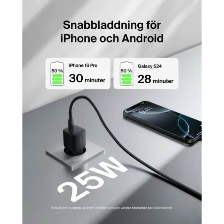 USB-Lightning Kaabel Belkin WCA012KQBK Must