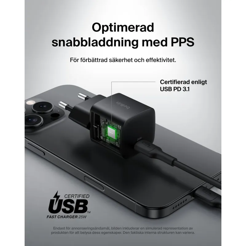 USB-Lightning Kaabel Belkin WCA012KQBK Must