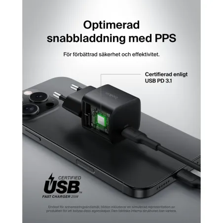 Кабель USB—Lightning Belkin WCA012KQBK Чёрный