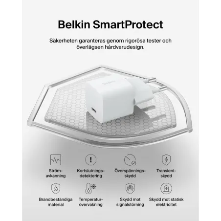 USB - Lightning kabelis Belkin WCA012KQWH Balta