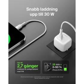 Seinalaadija Belkin WCA008KQ1MWH-B6 Valge 30 W
