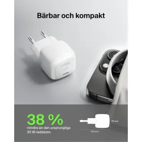 Seinalaadija Belkin WCA008KQ1MWH-B6 Valge 30 W