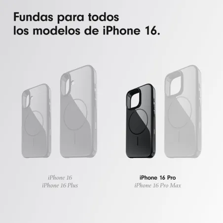 Pārvietojams Pārsegs Apple IPHONE 16 PRO Melns
