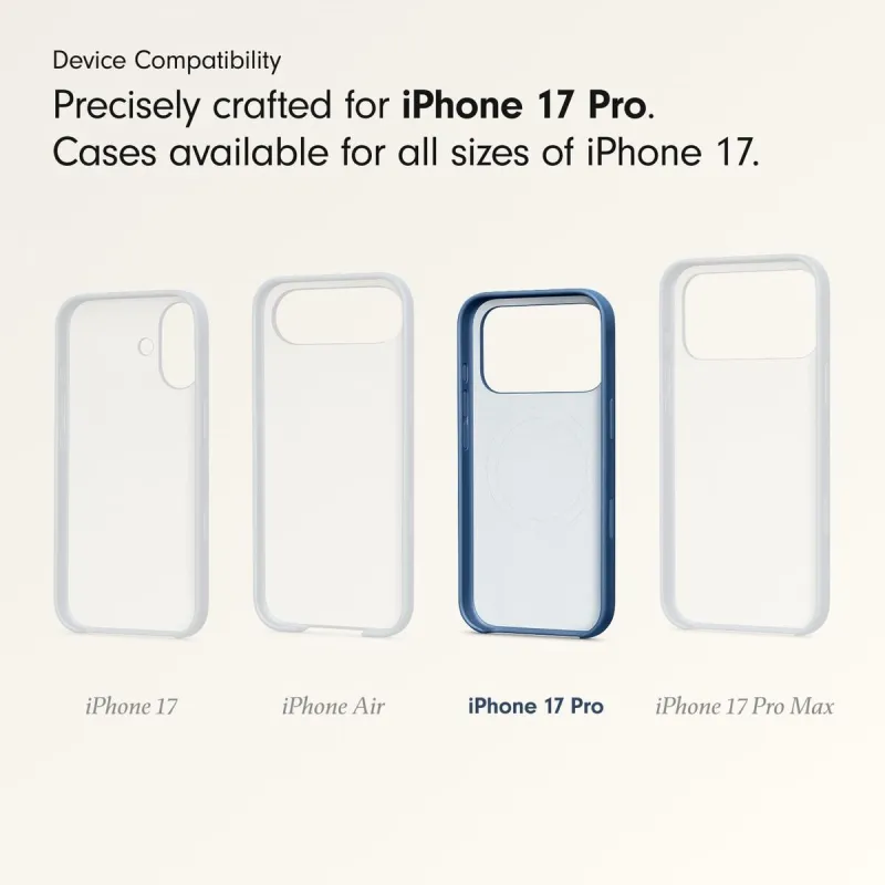 Pārvietojams Pārsegs Apple iPhone 17 Pro Zils Kobalta zila krāsa