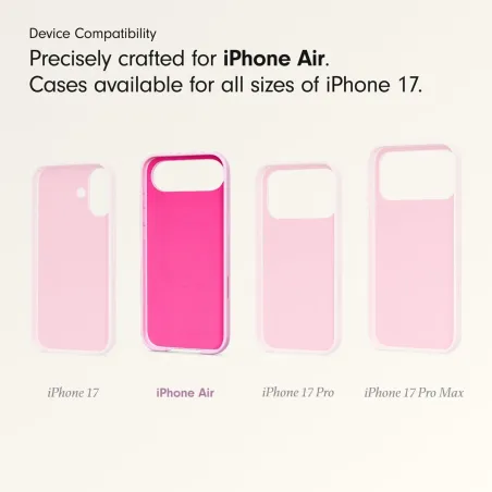 Mobile cover Apple iPhone Air Pink