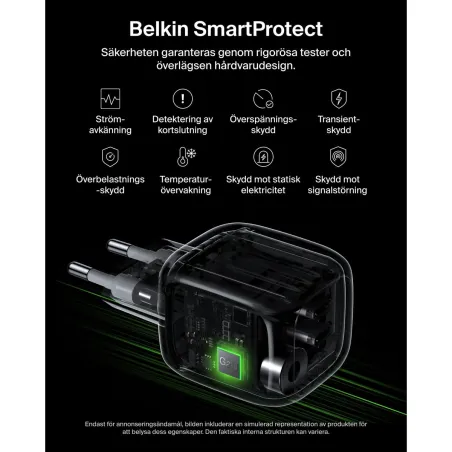 Wall Charger Belkin WCH019KQWH White 50 W
