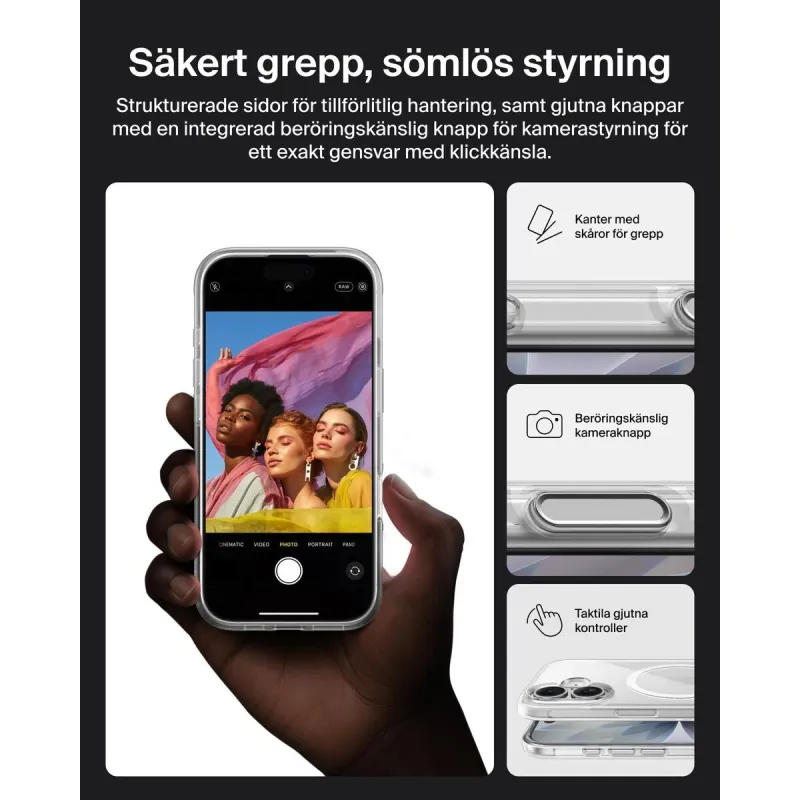 Pārvietojams Pārsegs Belkin iPhone 17 Caurspīdīgs