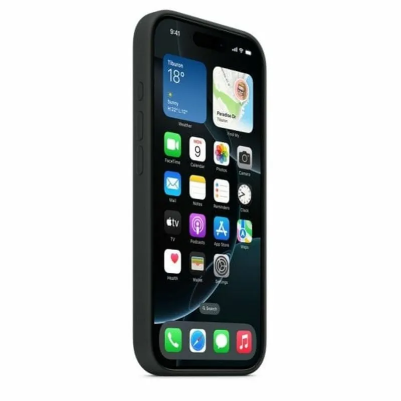 Pārvietojams Pārsegs Apple iPhone 16 Pro Melns