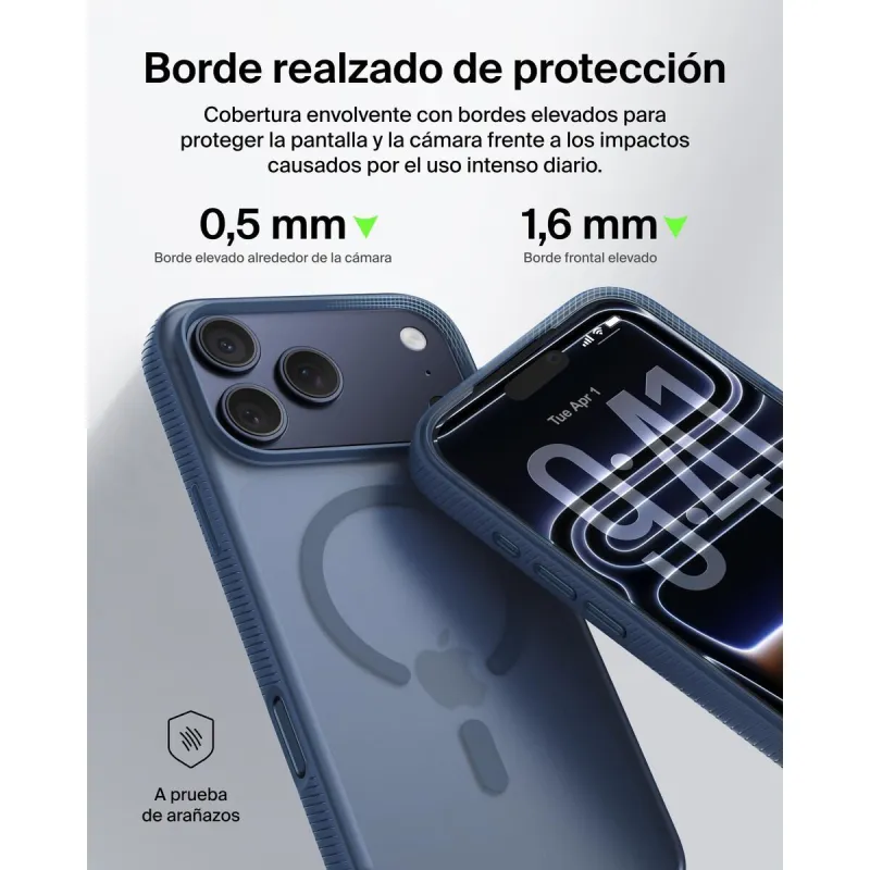 Mobile cover Belkin iPhone 17 Pro Max Blue Navy Blue