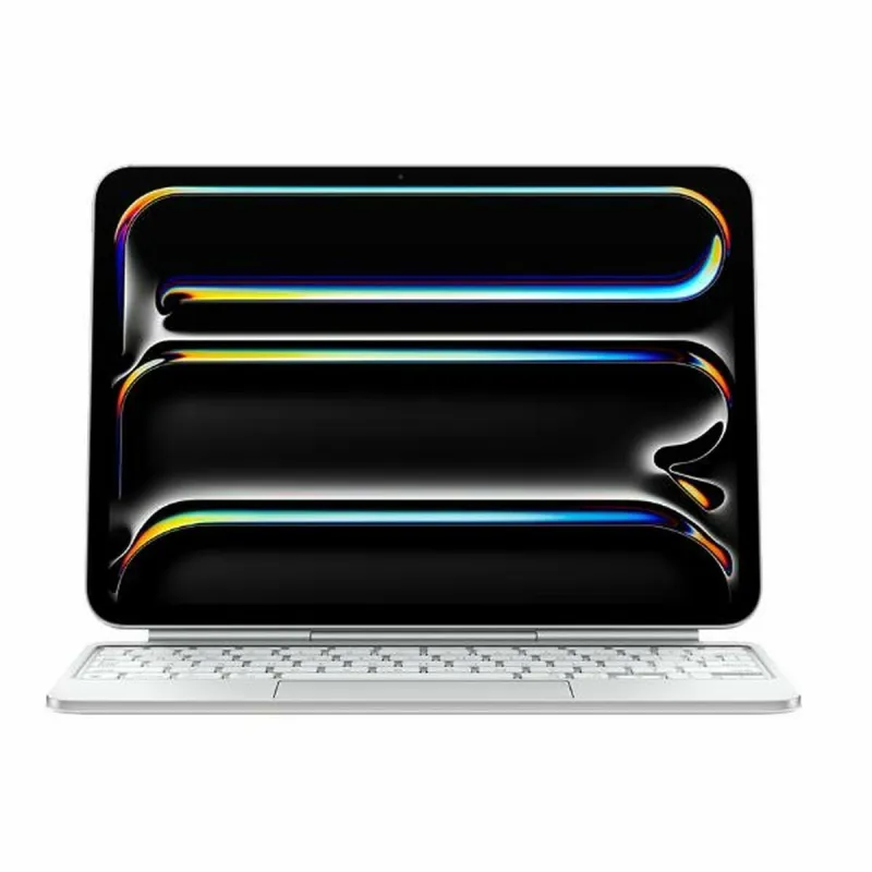 Klaviatūra Apple iPad Pro 2024 Balts Spāņu Qwerty