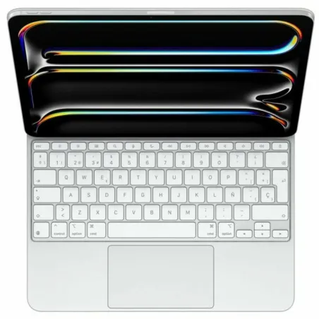 Klaviatūra Apple iPad Pro 2024 Balts Spāņu Qwerty