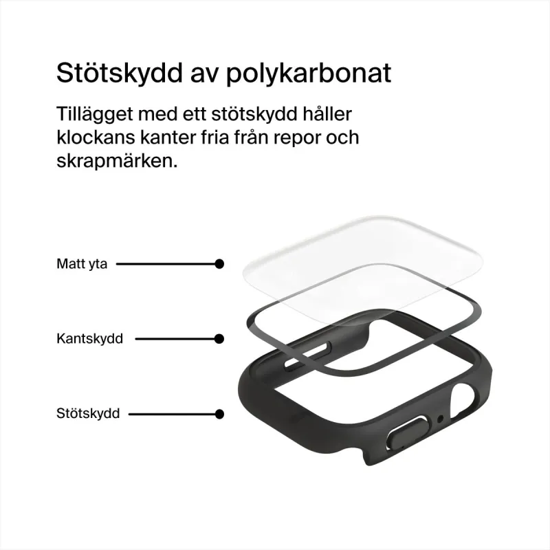 Smartwatch screen protector Belkin OVG004ZZBK-REV Black