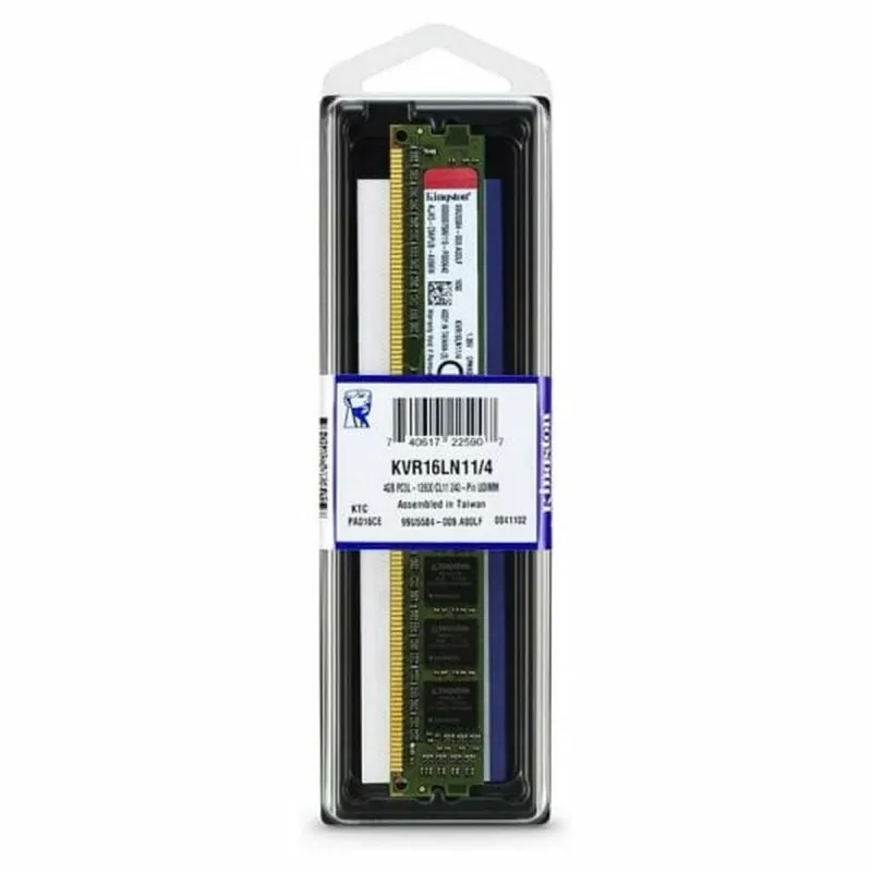RAM Atmiņa Kingston KVR16LN11/4 4 GB DDR4 DDR3L 1600 mHz CL11