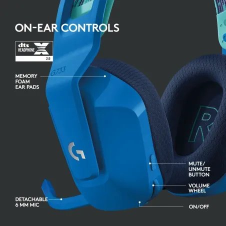Ausinės su mikrofonu Logitech 981-000943