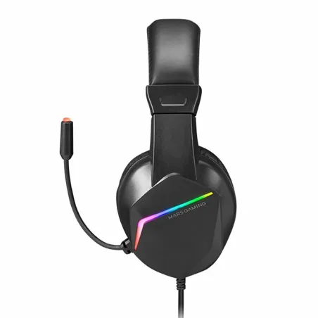 Žaidimų ausinės su mikrofonu Mars Gaming MH122 Juoda