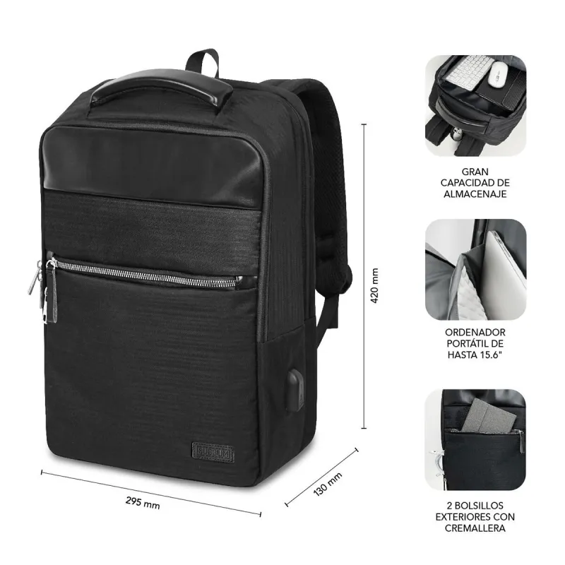 Рюкзак для ноутбука Subblim SUBBP-2BL1015 Чёрный