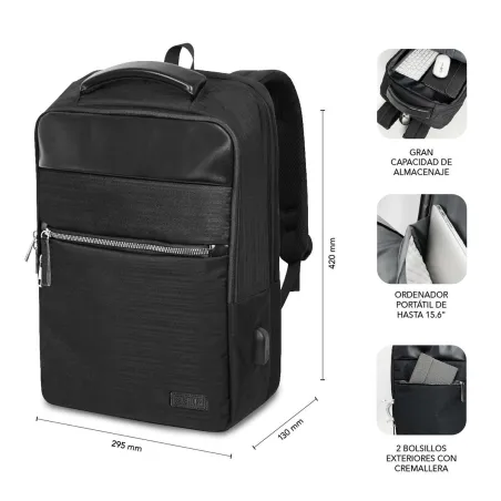 Рюкзак для ноутбука Subblim SUBBP-2BL1015 Чёрный