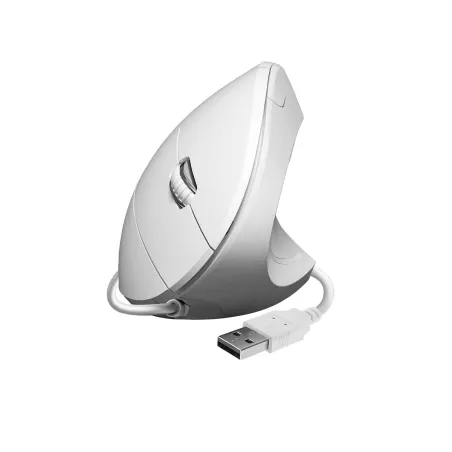 Ergonomic Optical Mouse Subblim SUBMO-EDGVU02 White 1600 dpi