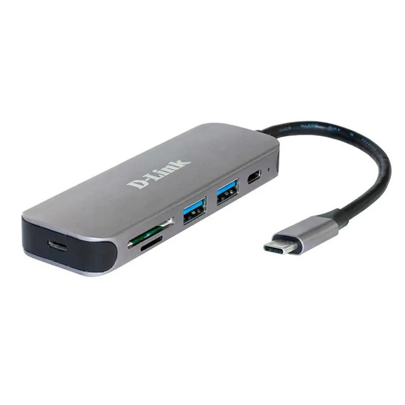 USB šakotuvas D-Link DUB-2325 Pilka