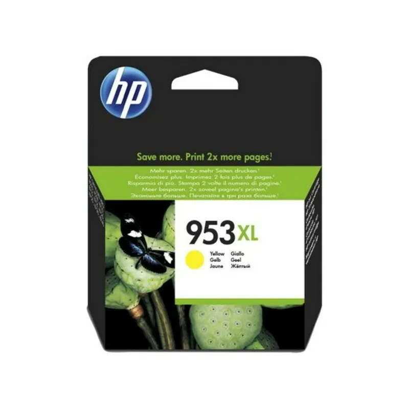 Originali rašalo kasetė HP Cartucho de tinta Original HP 953XL de alto rendimiento amarillo Geltona