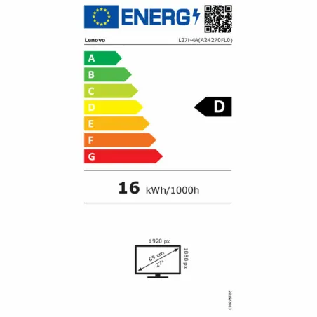 Pelinäyttö Lenovo L27I 4A Full HD 27"