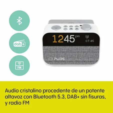 Radijo imtuvas su laikrodžiu Pure PURE MOMENT
