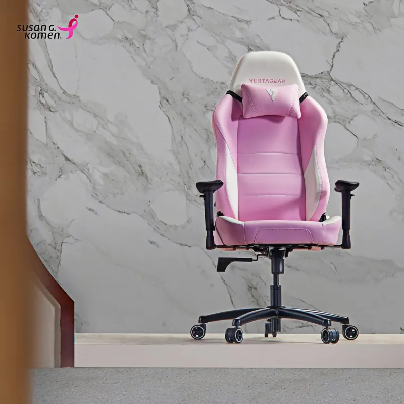 Spēļu Krēsls Vertagear PL1000 Rozā