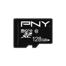 Карта памяти микро-SD с адаптером PNY Performance Plus 128 Гб