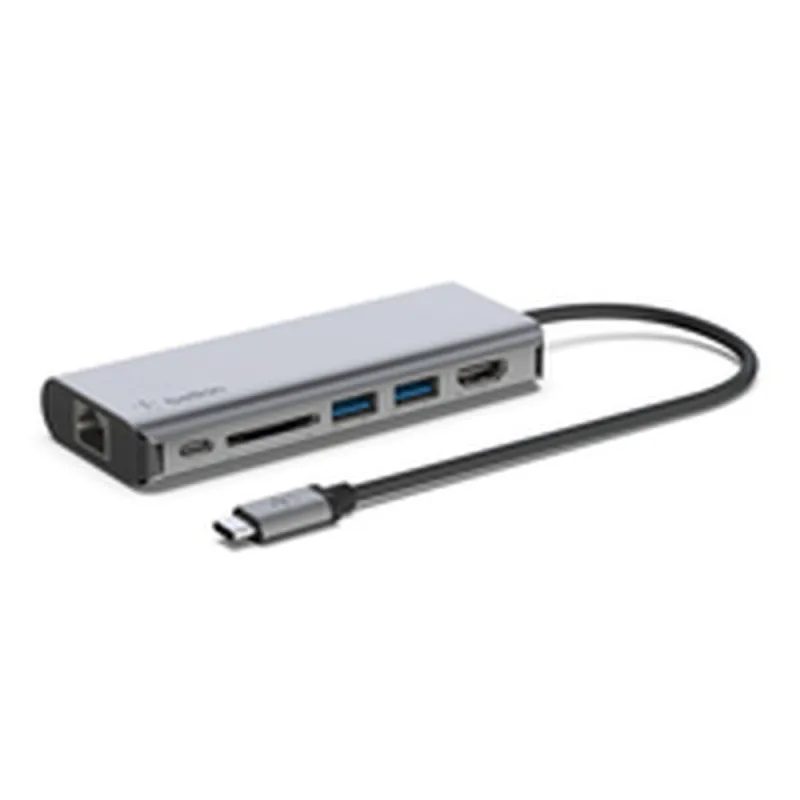 USB-jaotur Belkin AVC008BTSGY Hõbedane