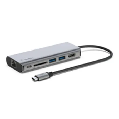 USB Centrmezgls Belkin AVC008BTSGY Sudrabains