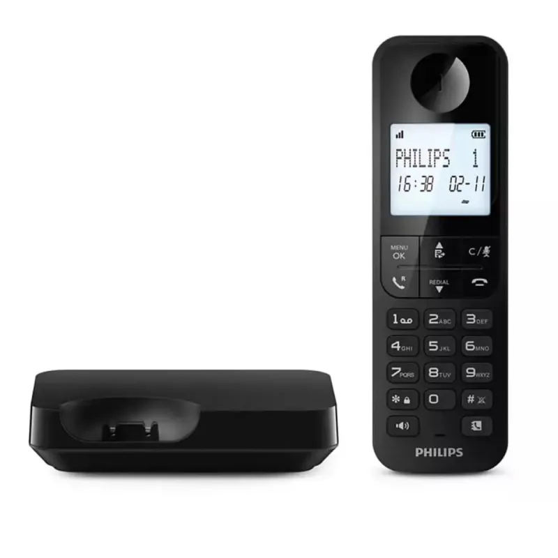 Belaidis telefonas Philips D2701B Juoda