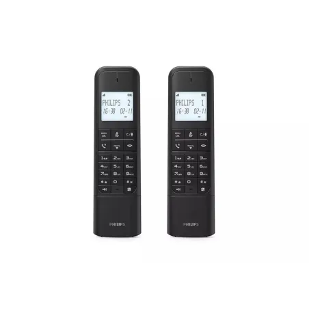 Belaidis telefonas Philips M4702B/12 Juoda