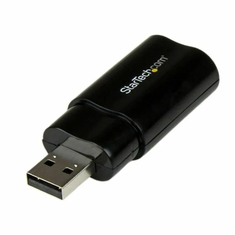 Išorinė garso plokštė USB Startech ICUSBAUDIOB Juoda