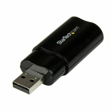 Ulkoinen Äänikortti USB Startech ICUSBAUDIOB Musta