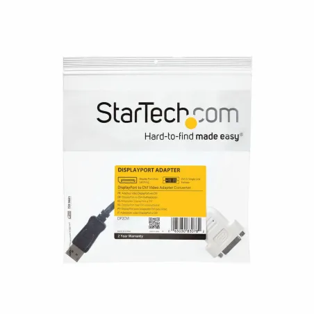 Адаптер для DisplayPort на DVI Startech DP2DVI Чёрный
