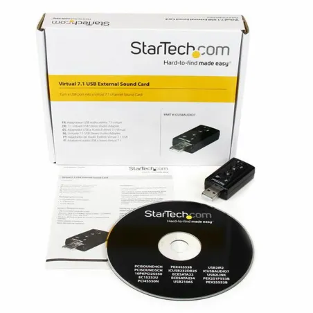 Išorinė garso plokštė Startech ICUSBAUDIO7
