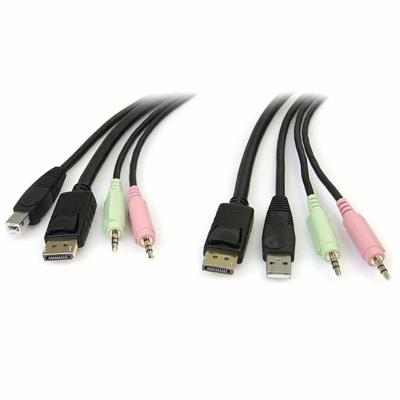 KVM slēdzis Startech DP4N1USB6