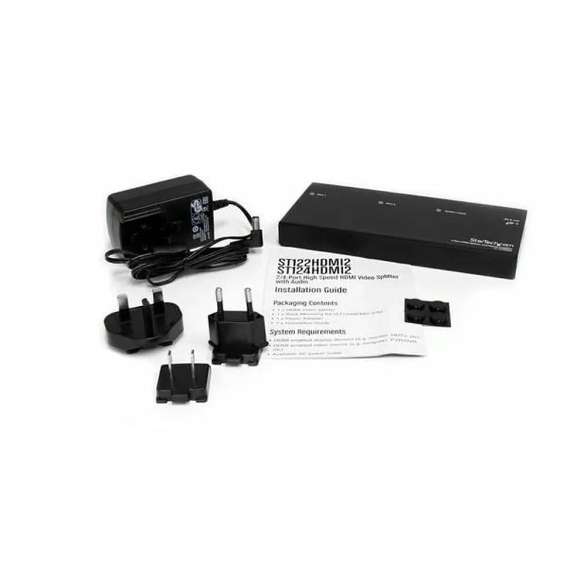 HDMI jungtis Startech ST122HDMI2 Juoda