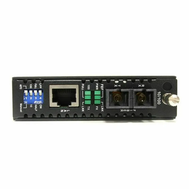 Mitmeliigilise Meedia Konverter Startech ET90110SC2 Must