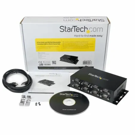 USB - RS232-adapteri Startech ICUSB2328I Musta