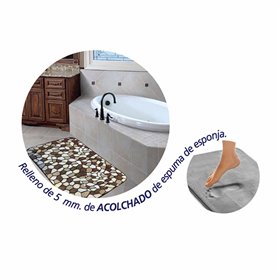 Bath rug Hidalgo Stone 40 x 60 cm