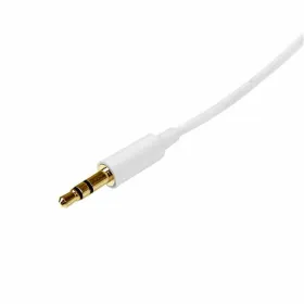 Audio ligzdas Kabelis (3.5mm) Startech MU2MMMSWH Balts