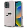 Karl Lagerfeld Silicone Double Heads Print MagSafe - Case iPhone 16 Pro (pink)