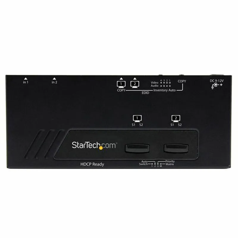 HDMI komutatorius Startech VS222HDQ Juoda