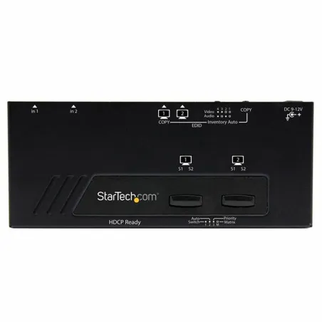 HDMI slēdzis Startech VS222HDQ Melns