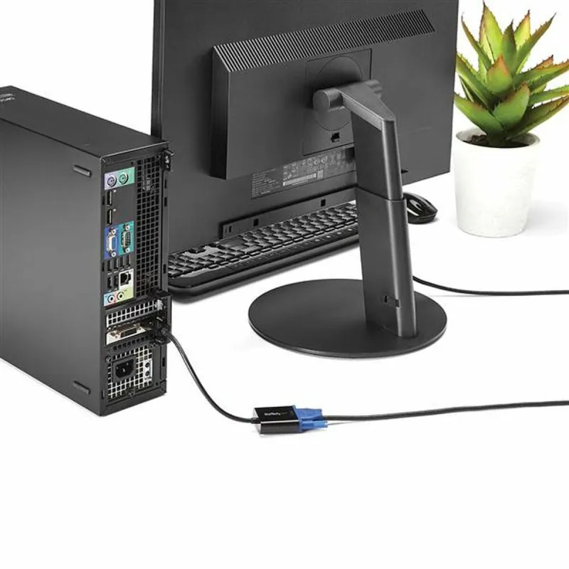 DisplayPort – VGA adapteris Startech DP2VGA3 Juoda