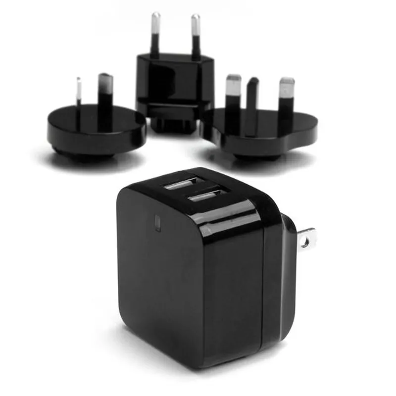 Sieninis įkroviklis Startech USB2PACBK            Juoda