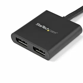 Maišytuvas DisplayPort Startech MSTMDP122DP Juoda 4K Ultra HD