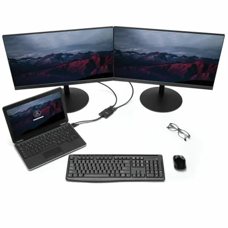 Maišytuvas DisplayPort Startech MSTMDP122DP Juoda 4K Ultra HD